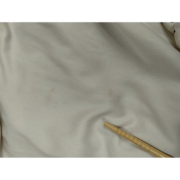 Rebecca Malone Womens 1X Champagne Polka Dot Balloon Plus Size Blouse - Picture 5 of 12